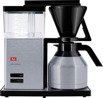 Melitta Aroma Signature Therm Kaffemaskine - Sølv