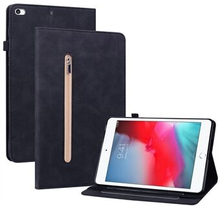 For iPad mini (2019) /iPad mini 4/iPad mini 3/iPad mini 2/iPad mini Solid Color Tablet Case with Zip