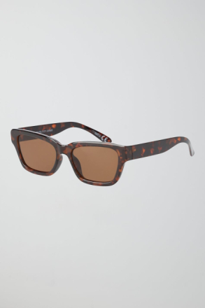 Gina Tricot - Classic sunglasses - solglasögon - Brown - ONESIZE - Female