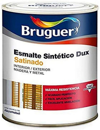 Syntetisk emaljfärg Bruguer Dux Vit 750 ml Satinfinish