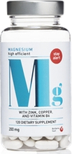 BioSalma Magnesium 200mg + Zink, Koppar, B6 120 tablettia