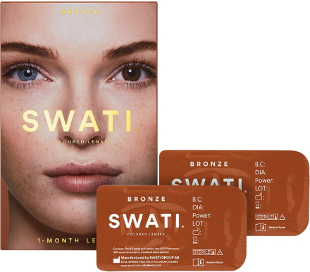 SWATI Cosmetics Bronze 1 Month - 2 pcs