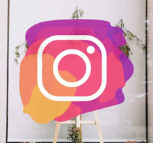 Stickers raam Instagram icoon
