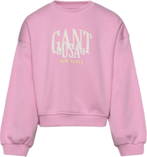 Gant Usa Voluminous C-Neck Sweat-shirt Genser Rosa GANT*Betinget Tilbud