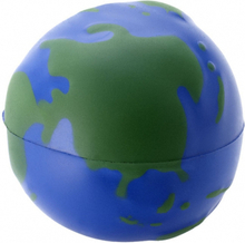 1x stuks Stressballen globe/wereldbol/de aarde 6.7 cm