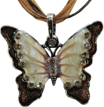 Halssmycke - Fjäril - Variant 3 med 42cm halsband