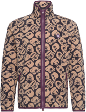 Jay Zoo Zip Fleece Sweatshirt Tops Sweatshirts & Hoodies Fleeces & Midlayers Multi/patterned Double A By Wood Wood
