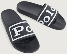 Polo Ralph Lauren Sandaler Polo Slide Logo Svart