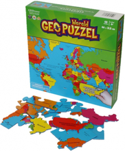 Wereld puzzel voor kinderen