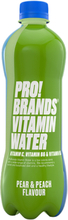 Pro!Brands Vitamin Water 12x555 ml, Pære&Fersken (Pear&Peach) In