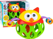 Jokomisiada Rattle Teether Owl soft toy ZA1283