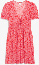 Puff sleeve babydoll dress - Pink