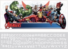 RoomMates muursticker Avengers hoofdbord vinyl 100 cm