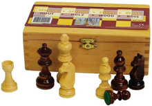 Abbey Game shakkinappulat 87 mm musta/valkoinen 49CL