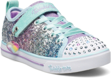 Girls Sparkle Lite - Sequins So Bright Lave Sneakers Multi/mønstret Skechers*Betinget Tilbud