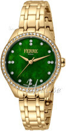 Ferrè Milano FM1L116M0071 Grøn/Gul guldtonet stål Ø32 mm