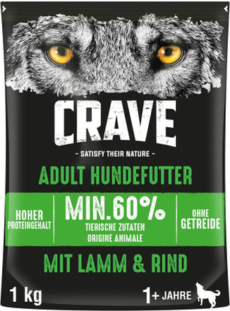 Crave Adult mit Lamm & Rind - Sparpaket: 2 x 11,5 kg