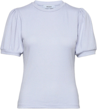 Johanna T-Shirt T-shirts & Tops Short-sleeved Blå Minus*Betinget Tilbud