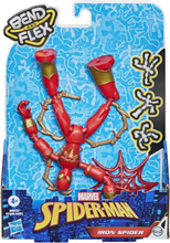 Spider-Man Bend And Flex Iron Spider Toys Playsets & Action Figures Action Figures Multi/mønstret Marvel*Betinget Tilbud