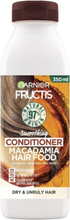 Garnier Fructis Hair Food Macadamia Conditi R 350Ml Hår Conditi R Balsam Nude Garnier