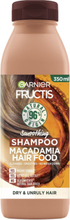 Garnier Fructis Hair Food Macadamia Shampoo 350Ml Shampoo Nude Garnier