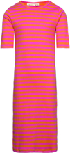 Sgbella Yd Striped Ss Dress Dresses & Skirts Dresses Casual Dresses Short-sleeved Casual Dresses Pink Soft Gallery
