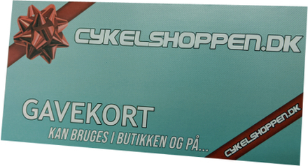 Print-selv Cykelshoppen.dk Gavekort, 100 DKK
