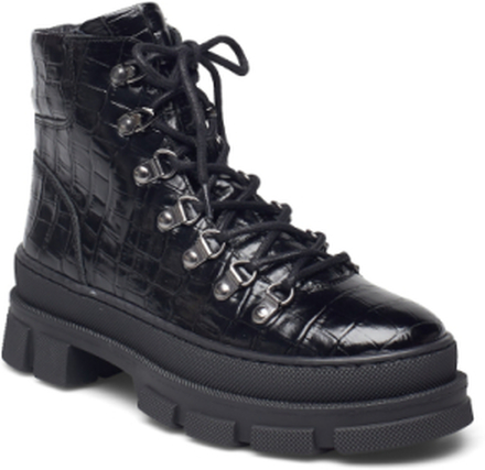 Boots A5389 Shoes Boots Ankle Boots Laced Boots Svart Billi Bi*Betinget Tilbud