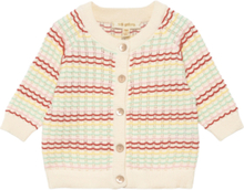 Sgeaston Light Stripes Cardigan Tops Knitwear Cardigans Multi/patterned Soft Gallery