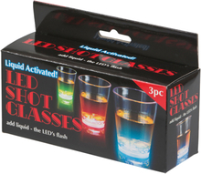 Blinkande Shotglas - 3-pack