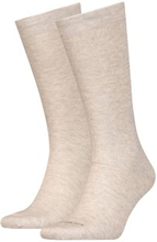 Calvin Klein Strømper 2P Mirrored Logo Socks Beige One Size Herre