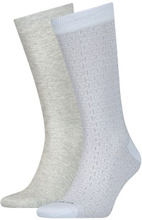 Calvin Klein Strømper 2P Mirrored Logo Socks Lyseblå One Size Herre