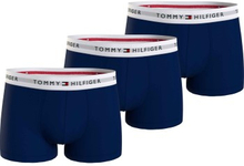 Tommy Hilfiger 3P Signature Essential Cotton Trunk Marine bomull Small Herre
