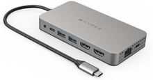Hyper HyperDrive Dual HDMI 10-in-1 Travel Dock for M1/M2 MacBooks