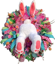 Påsk hängande kanin krans dekoration