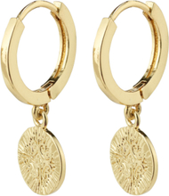 "Earrings Nomad Gold Plated Accessories Jewellery Earrings Hoops Gold Pilgrim"