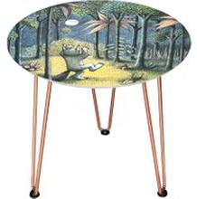 Decorsome x Where The Wild Things Are Wooden Side Table - Rose gold