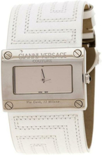 Pre-eide Gianni Versace Silver rustfritt stål V-Couture 71O Women s Wristwatch 40mm