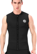 3mm Neoprene Wetsuit Top Vest Thermal Warm Sleeveless Vest for Diving Surfing Swimming Sailing