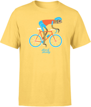Slow And Steady Sloth Men's Yellow T-Shirt - M