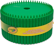 Crayola Round Storage Box Home Kids Decor Storage Pen Organisers Grønn CRAYOLA*Betinget Tilbud