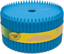 Crayola Round Storage Box Home Kids Decor Storage Pen Organisers Blå CRAYOLA*Betinget Tilbud