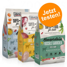 Probierpaket MAC's Superfood for Cats Adult - 3 x 1,5 kg