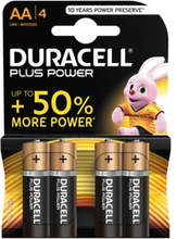 Duracell Batteri Plus Power Aa 4 Stk.