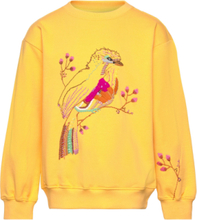 Sgellesse Little Bird Sweatshirt Tops Sweatshirts & Hoodies Sweatshirts Yellow Soft Gallery