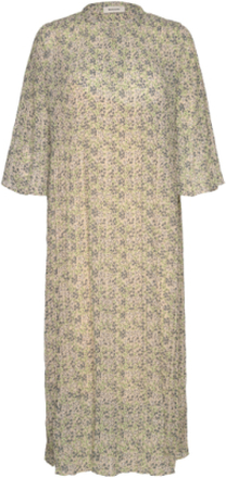 Denalimd Print Dress Dresses Shirt Dresses Grønn Modström*Betinget Tilbud