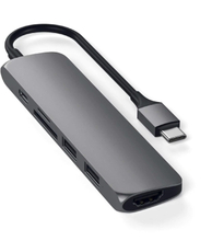 Satechi Satechi Slim USB-C Multi-Port ‑sovitin V2, Space Grey