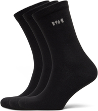 Everyday Cotton Sock 3Pk Sport Socks Regular Socks Black Helly Hansen