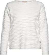Fqdodo-Pu-Dottie Tops Knitwear Jumpers White FREE/QUENT