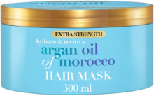 Argan Extra Strength Hair Mask Hårinpackning Nude Ogx